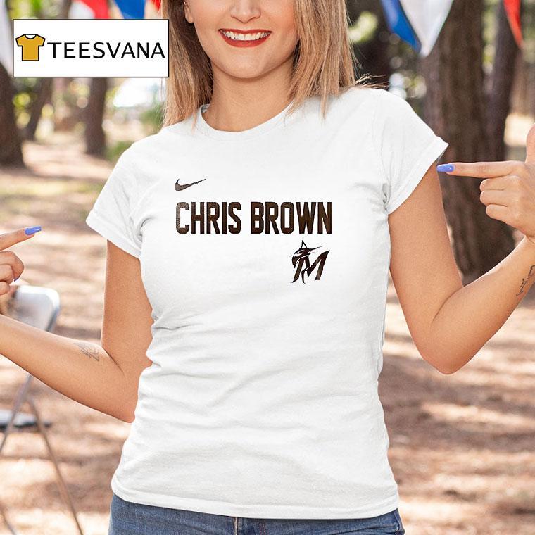 Miami Marlins X C Brown Breezy Bowl Xx Years Of Chris Brown T Shirt Miami Marlins X C Brown Breezy Bowl Xx Years Of Chris Brown T Shirt