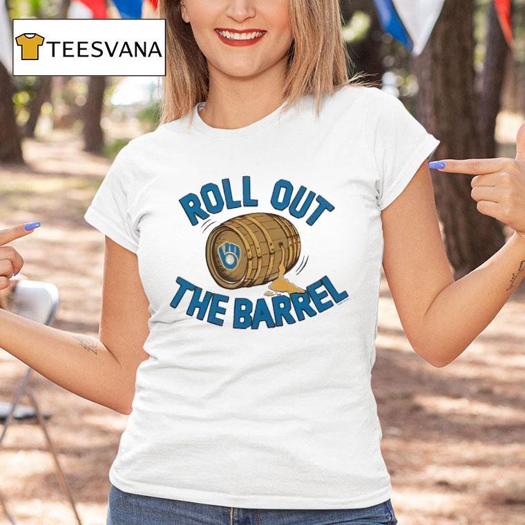 Milwaukee Brewers Gold Roll Out The Barrel T Shirt Milwaukee Brewers Gold Roll Out The Barrel T Shirt