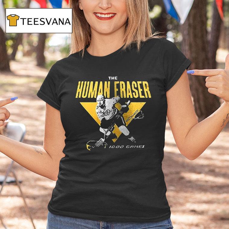 Nashville Predators Luke Schenn The Human Eraser Games Signature T Shirt Nashville Predators Luke Schenn The Human Eraser Games Signature T Shirt