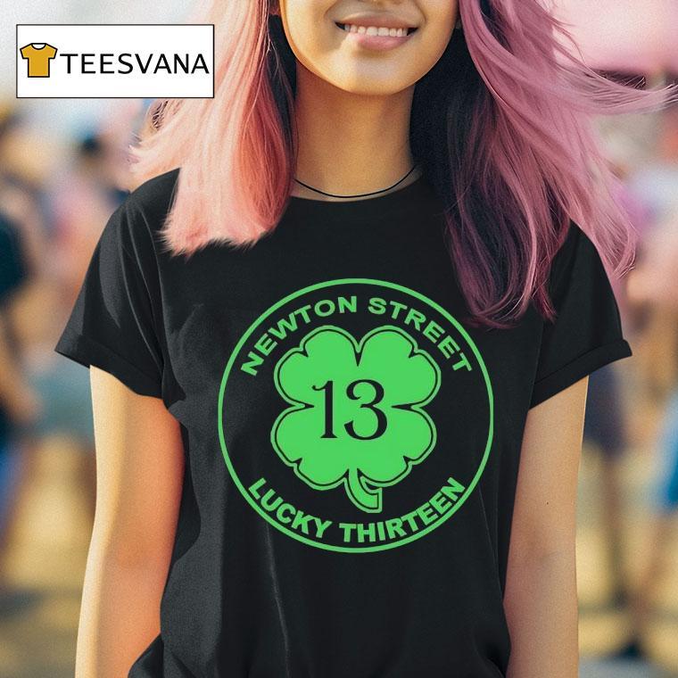 Newton Street Lucky Thirn Logo T Shirt Newton Street Lucky Thirn Logo T Shirt