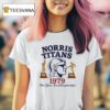 Norris Titans Logo One Year Two Championships T Shirt