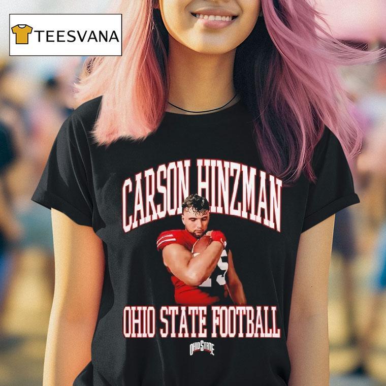 Ohio State Football Carson Hinzman Illustrated T Shirt Ohio State Football Carson Hinzman Illustrated T Shirt