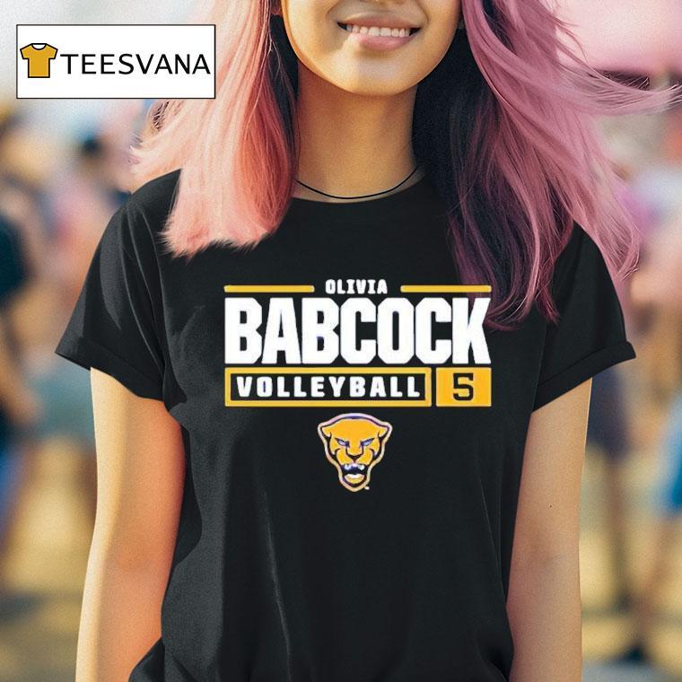 Olivia Babcock Volleyball Player Pitt Panthers T Shirt Olivia Babcock Volleyball Player Pitt Panthers T Shirt