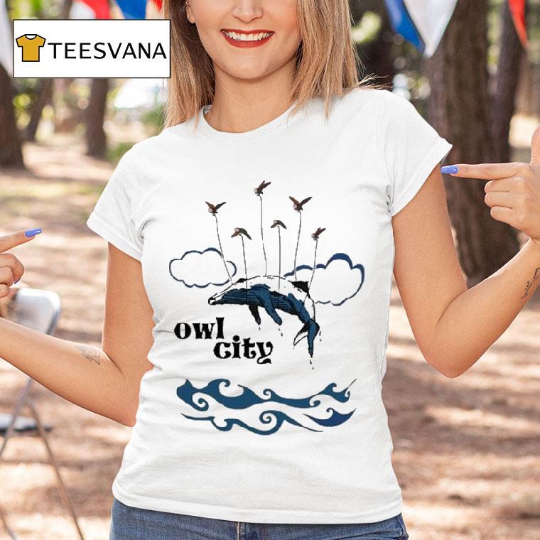Owl City Flying Whale T Shirt Owl City Flying Whale T Shirt