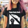 Paper Beats Rock T Shirt