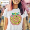 Peach Pit Caterpillar Apple T Shirt