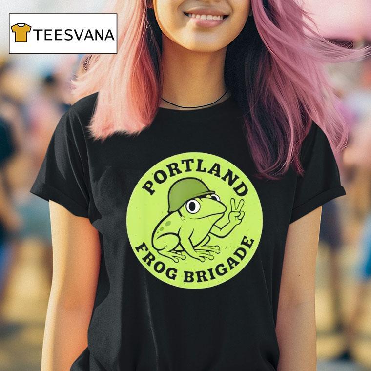 Portland Frog Brigade Protes T Shirt Portland Frog Brigade Protes T Shirt