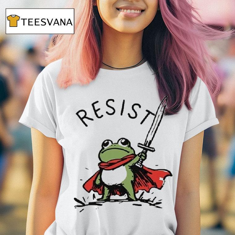 Portland Frog Resist Anti Ice T Shirt Portland Frog Resist Anti Ice T Shirt