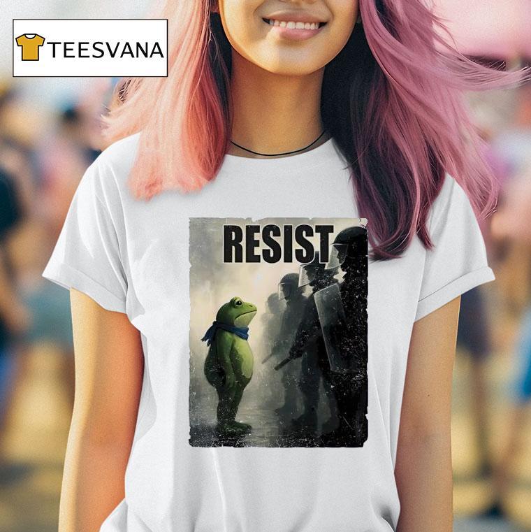 Resist Portland Frog Protest T Shirt Resist Portland Frog Protest T Shirt