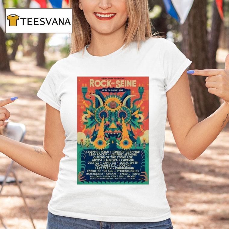 Rock En Seine Aug Domaine National De Saint Cloud T Shirt Rock En Seine Aug Domaine National De Saint Cloud T Shirt