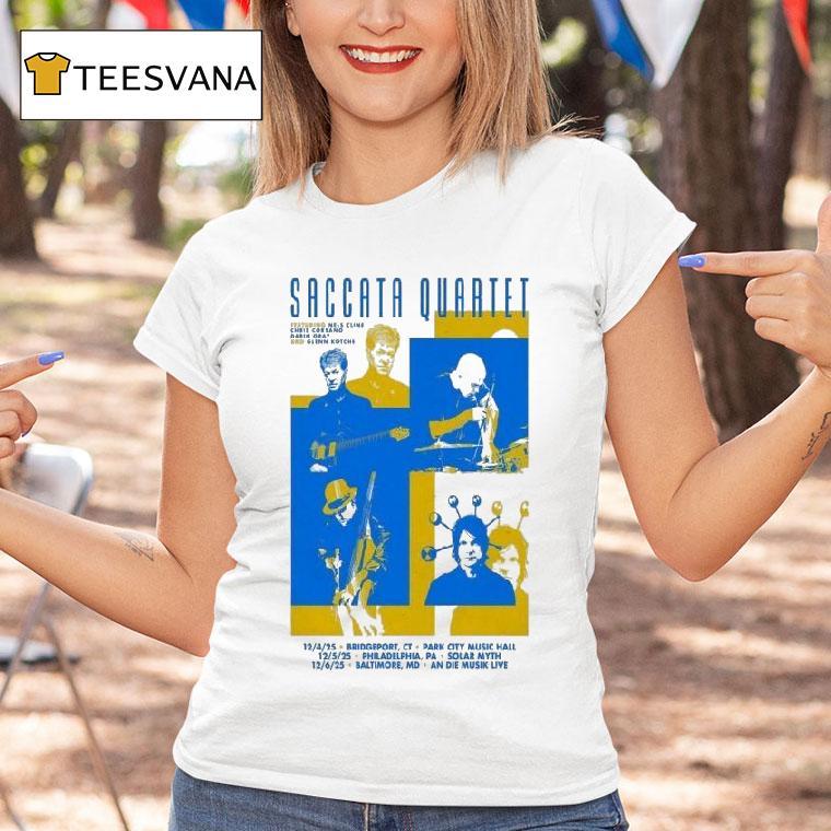 Saccata Quartet Tour December T Shirt Saccata Quartet Tour December T Shirt