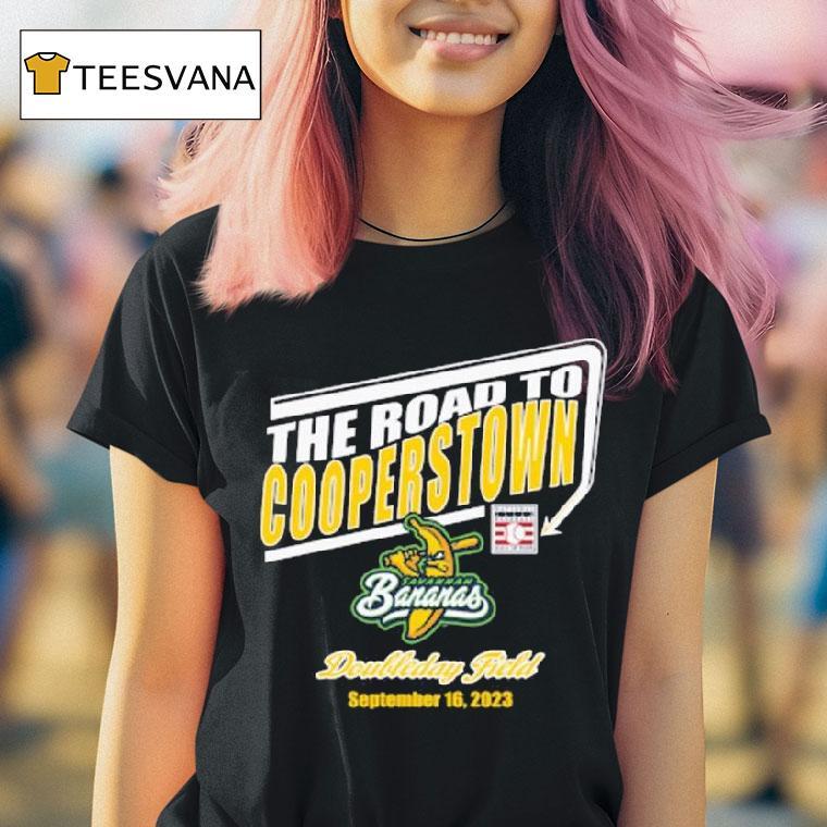 Savannah Bananas Road To Cooperstown T Shirt Savannah Bananas Road To Cooperstown T Shirt