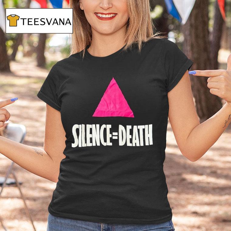 Silence Is Death Against Aids T Shirt Silence Is Death Against Aids T Shirt