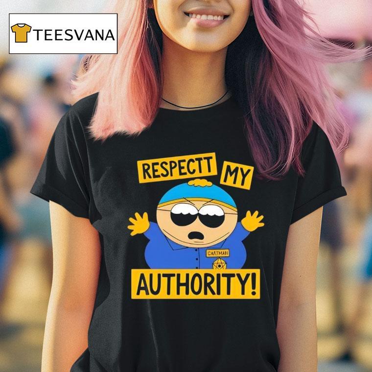 South Park Cartman Respect My Authority T Shirt South Park Cartman Respect My Authority T Shirt