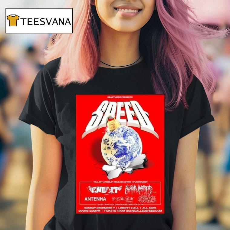 Speed All My Angels Release Show Sydney Xmas Show On December At Liberty Hall T Shirt Speed All My Angels Release Show Sydney Xmas Show On December At Liberty Hall T Shirt