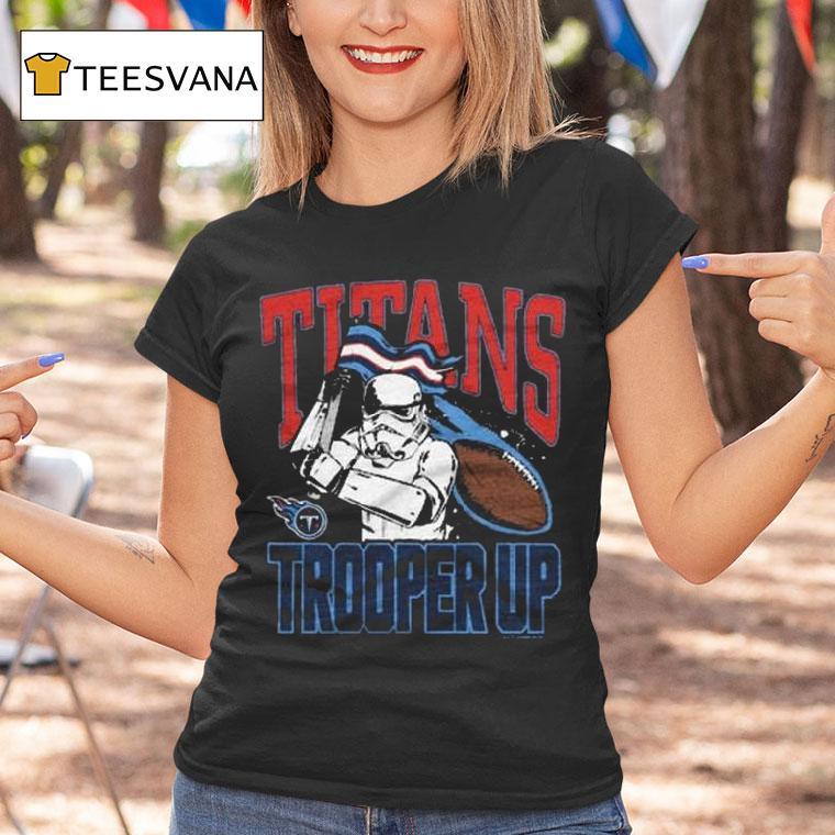 Star Wars X Tennessee Titans Dark Side Trooper Up T Shirt Star Wars X Tennessee Titans Dark Side Trooper Up T Shirt