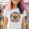 Star Wars X Washington Commanders Yoda Fight For Old Dc You Will T Shirt