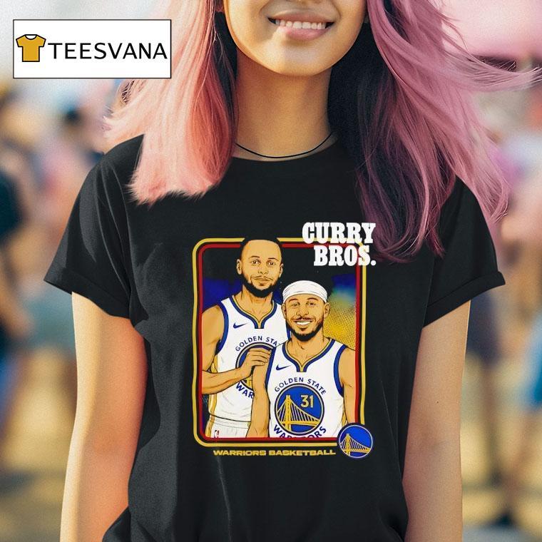 Steph Curry And Seth Curry Golden State Warriors Step Brothers T Shirt Steph Curry And Seth Curry Golden State Warriors Step Brothers T Shirt