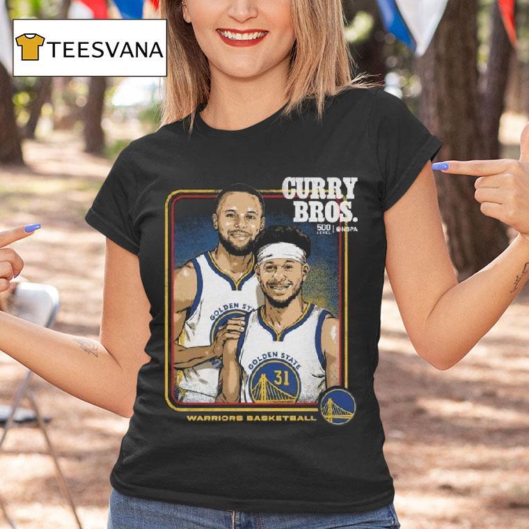 Steph Curry Seth Curry Golden State Warriors Step Brothers T Shirt Steph Curry Seth Curry Golden State Warriors Step Brothers T Shirt