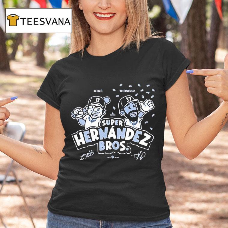 Super Hernndez Bros Kike Teoscar Signatures T Shirt Super Hernndez Bros Kike Teoscar Signatures T Shirt