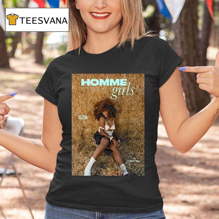 Sza Graces The Cover Of Homme Girls Volume T Shirt Sza Graces The Cover Of Homme Girls Volume T Shirt