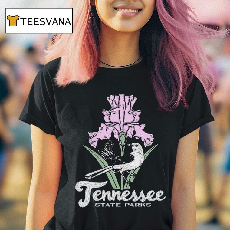 Tennessee State Parks Iris Mockingbird T Shirt Tennessee State Parks Iris Mockingbird T Shirt