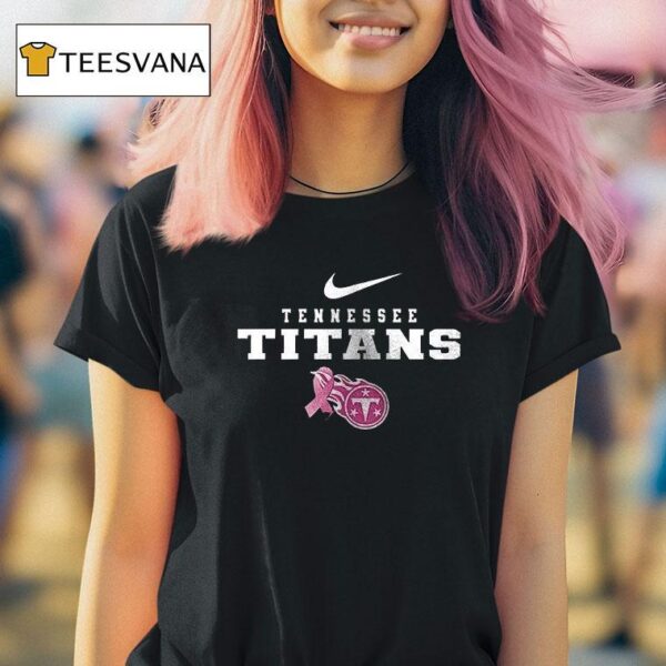 Tennessee Titans No One Fights Alone Pink Out Breast Cancer Helme T Shirt