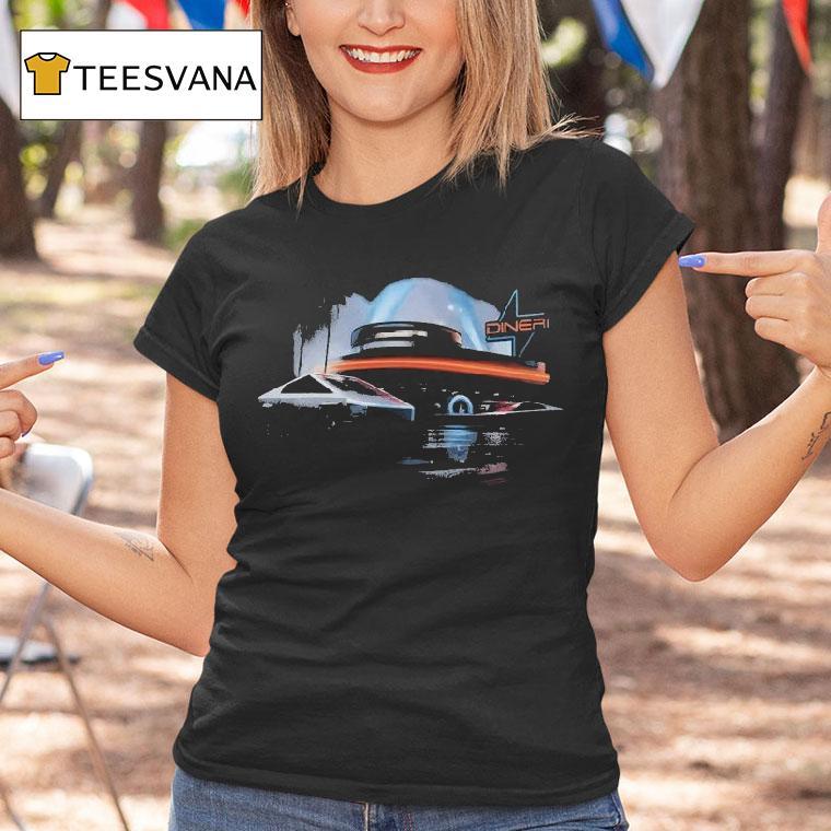 Tesla Hollywood Diner T Shirt Tesla Hollywood Diner T Shirt