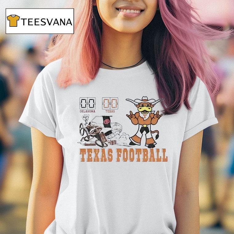 Texas Longhorns Vs Oklahoma Sooners Football T Shirt Texas Longhorns Vs Oklahoma Sooners Football T Shirt