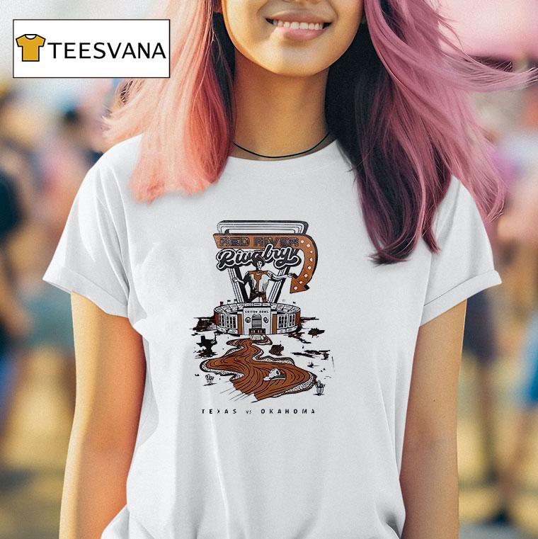 Texas Longhorns Vs Oklahoma Sooners Red River Rivalry Ar T Shirt Texas Longhorns Vs Oklahoma Sooners Red River Rivalry Ar T Shirt