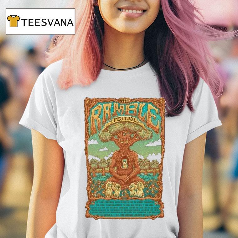 The Ramble Festival Camp Ramblewood Oct T Shirt The Ramble Festival Camp Ramblewood Oct T Shirt