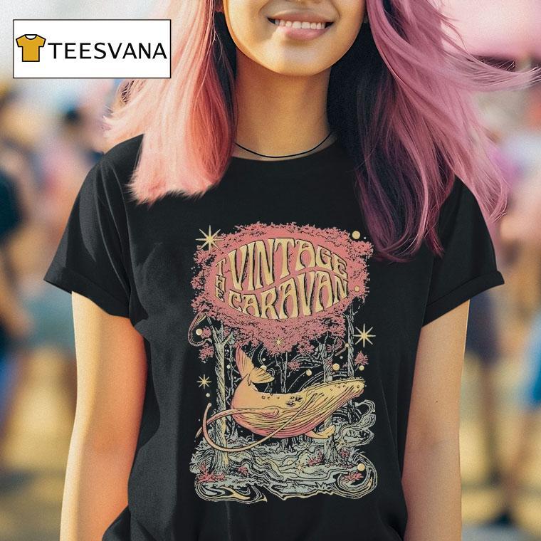 The Vintage Caravan Whale T Shirt The Vintage Caravan Whale T Shirt