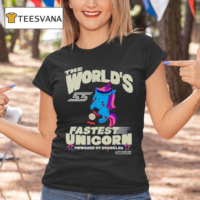 The World S Fastest Unicorn Powered By Sparkles T Shirt The World S Fastest Unicorn Powered By Sparkles T Shirt