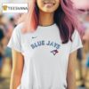 Toronto Raptors X Blue Jays Hybrid Logo T Shirt