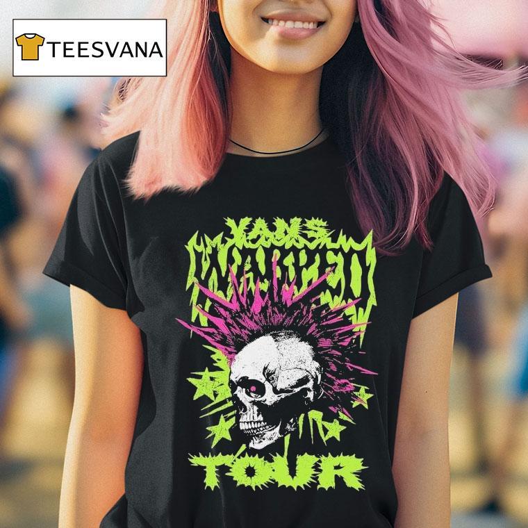 Vans Warped Tour Mohawk Skull T Shirt Vans Warped Tour Mohawk Skull T Shirt