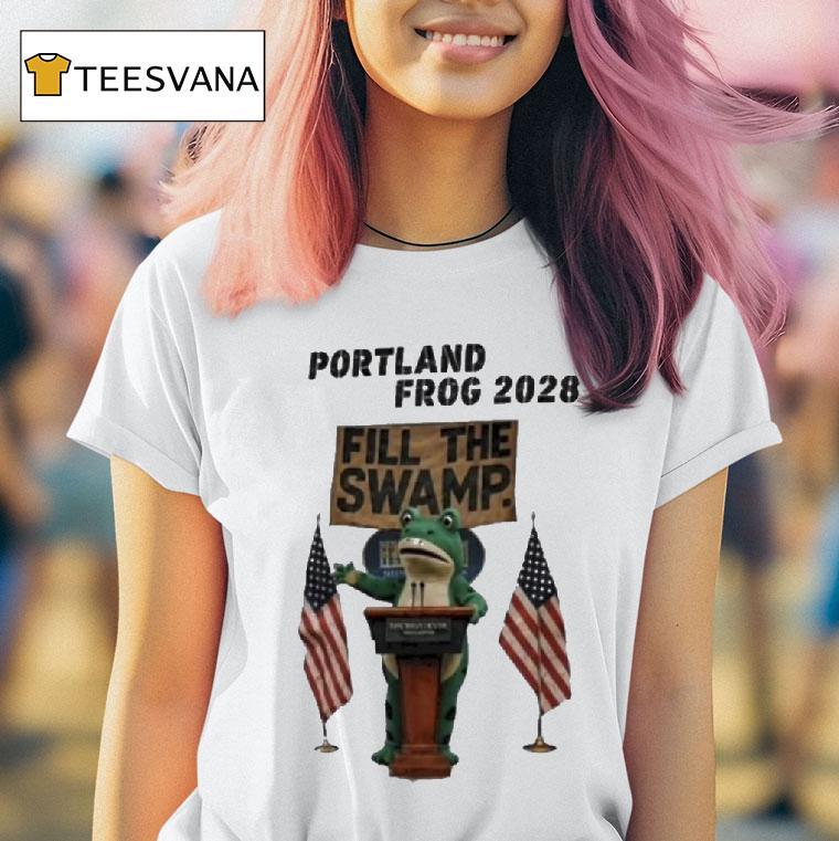 Viral Portland Frog Fill The Swamp T Shirt Viral Portland Frog Fill The Swamp T Shirt