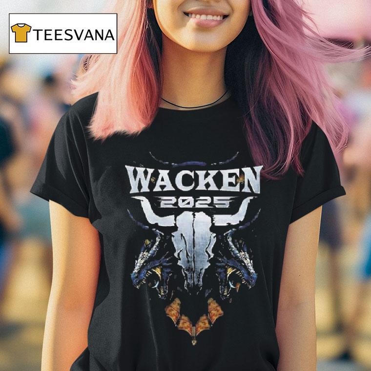 Wacken Open Air X Dragons Bullhead Blue Dragon Exclusive Festival Lineup On July August T Shirt Wacken Open Air X Dragons Bullhead Blue Dragon Exclusive Festival Lineup On July August T Shirt