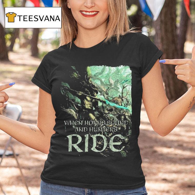 Warhammer The Old World Wood Elf Realms Hunters Ride T Shirt Warhammer The Old World Wood Elf Realms Hunters Ride T Shirt