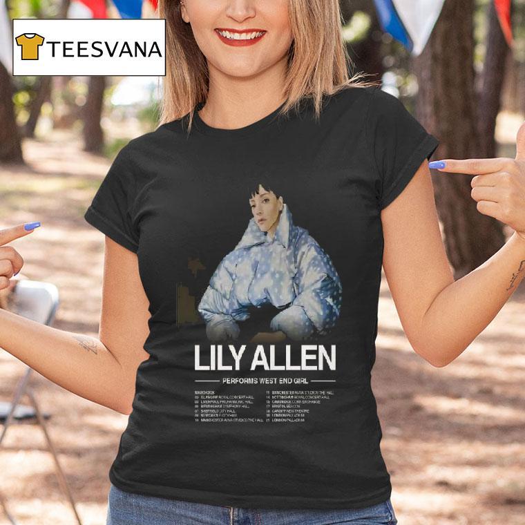 West End Girl Tour Lily Allen T Shirt West End Girl Tour Lily Allen T Shirt