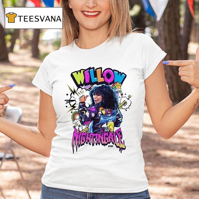 Willow Nightingale Aew The Babe With The Power T Shirt Willow Nightingale Aew The Babe With The Power T Shirt