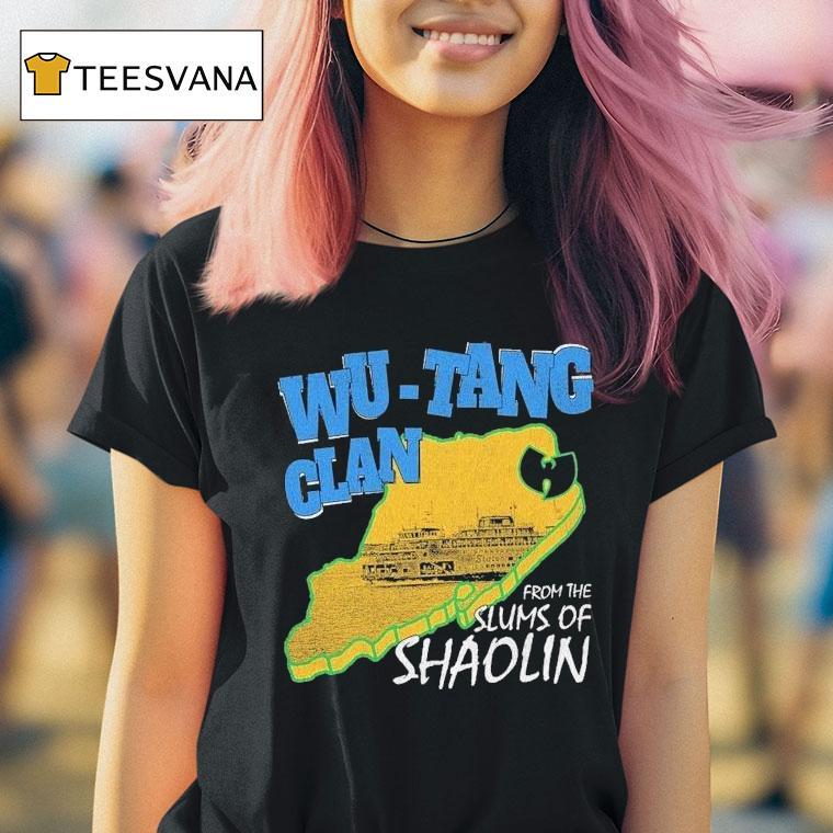 Wu Tang Clan From The Slums Of Shaolin Borough T Shirt Wu Tang Clan From The Slums Of Shaolin Borough T Shirt