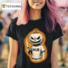 Wub Haunted Pumpkin Knife Halloween T Shirt