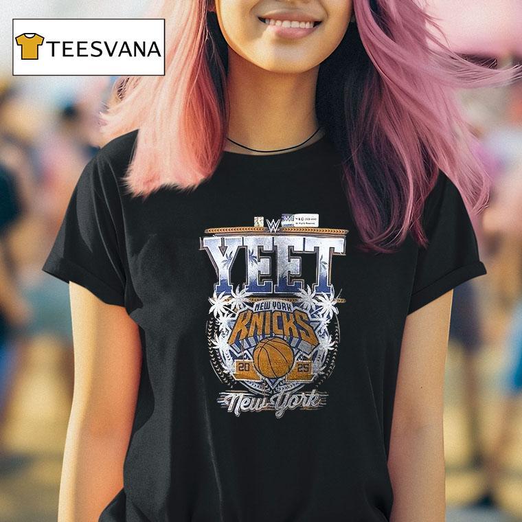 Yeet X New York Knicks Logo T Shirt Yeet X New York Knicks Logo T Shirt