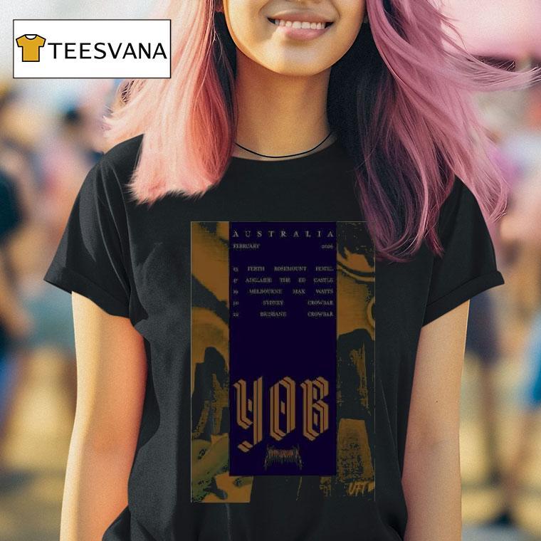 Yob Australia February T Shirt Yob Australia February T Shirt