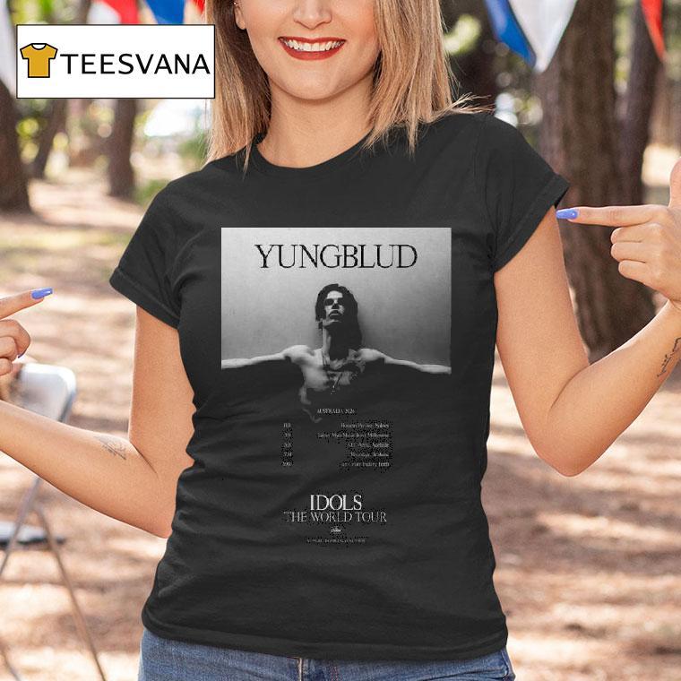Yungblud Australia Idols The World Tour T Shirt Yungblud Australia Idols The World Tour T Shirt