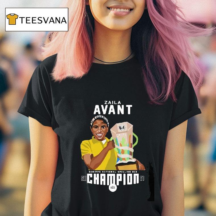 Zaila Avant Scripps National Spelling Bee Champion T Shirt Zaila Avant Scripps National Spelling Bee Champion T Shirt