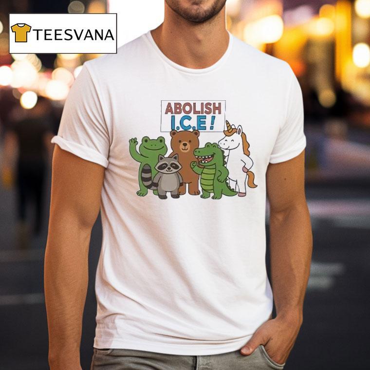 Abolish Ice Frog Unicorn Raccoon Bear Dinosaur Protes T Shirt Abolish Ice Frog Unicorn Raccoon Bear Dinosaur Protes T Shirt