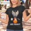 Ace Frehley Guitar Wings Signature T Shirt