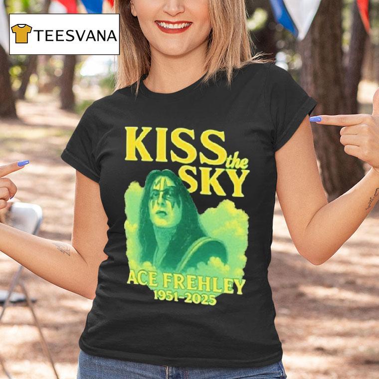 Ace Frehley Spaceman Kiss The Sky T Shirt Ace Frehley Spaceman Kiss The Sky T Shirt