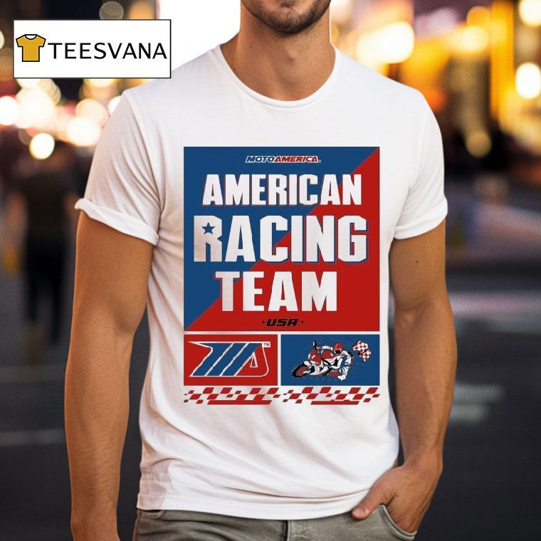 American Racing Team Motoamerica Usa T Shirt American Racing Team Motoamerica Usa T Shirt